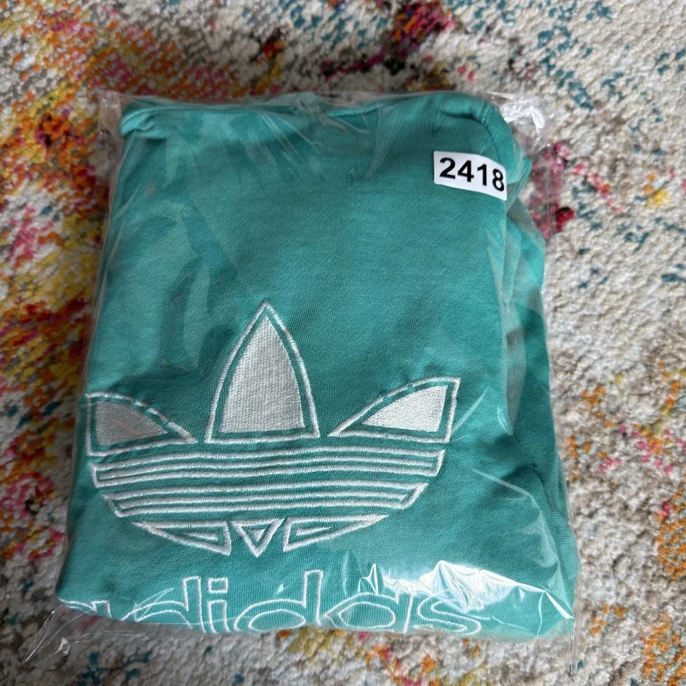 Vintage 80s Adidas Trefoil Embroidered Hoodie Check measurements